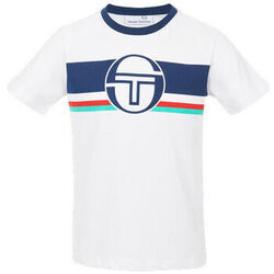 T-shirt enfant Sergio Tacchini TEE SHIRT FOUNTAIN - NAVY/PEACOCK GREEN - 12 ans