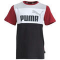 T-shirt enfant Puma TEE-SHIRT ESSENTIALS BLOCK ROUGE - INTENSE RED - 128