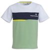 T-shirt enfant Sergio Tacchini TEE SHIRT INCASTRO JR - WHITE/QUIET GREEN - 12 ans