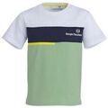 T-shirt enfant Sergio Tacchini TEE SHIRT INCASTRO JR - WHITE/QUIET GREEN - 12 ans
