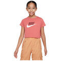 Tee-shirts enfants sur Grenoble : T-shirt enfant Nike TEE-SHIRT CROP ROSE FUTURA - ADOBE - M
