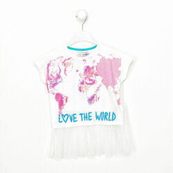 T-shirt enfant Desigual 20SGTK23-1015