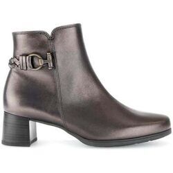 Bottines Gabor Bottines en cuir &agrave; talon block d&eacute;croch&eacute;