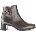 Bottines Gabor Bottines en cuir &agrave; talon block d&eacute;croch&eacute;
