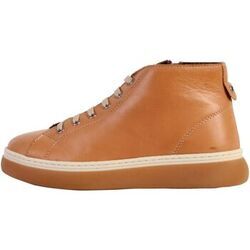 Baskets montantes The Divine Factory Basket Montante Cuir Al&eacute;noa Marron