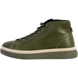 Baskets montantes The Divine Factory Basket Montante Cuir Al&eacute;noa Kaki