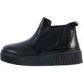 Baskets montantes The Divine Factory Basket Montante Cuir Al&eacute;noa Noir