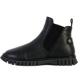 Baskets montantes The Divine Factory Basket Montante Cuir Al&eacute;noa Noir