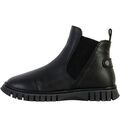 Baskets montantes The Divine Factory Basket Montante Cuir Al&eacute;noa Noir