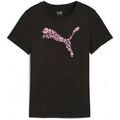 Tee-shirts enfants sur Grenoble : T-shirt enfant Puma TEE SHIRT GRAF TROPI - Noir - 128