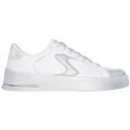Baskets Skechers BASKETS HILAND QUITE CHIC CUIR BLANC-ARGENT Grenoble