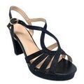 Chaussures Bienve Robe de c&eacute;r&eacute;monie noire w18-73 pour Mme Noir