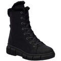 Bottines Rieker black casual closed ladies mid height boots