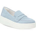 Chaussures plates femme sur Grenoble : Mocassins Remonte blue casual closed loafers