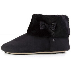 Chaussons Isotoner chaussons femme botillons noir 97280