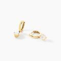 Histoire d'Or Creoles Icone Or Jaune Diamant Synthetique