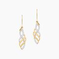 Histoire d'Or Boucles D'Oreilles Pendantes Sumati Or Jaune Oxyde De Zirconium