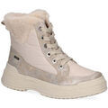 Bottines Caprice cream casual closed booties