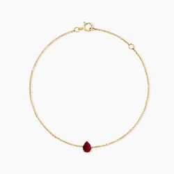 Histoire d'Or Bracelet Goutte Or Jaune Rubis
