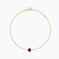 Histoire d'Or Bracelet Goutte Or Jaune Rubis