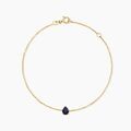 Histoire d'Or Bracelet Goutte Or Jaune Saphir