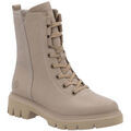 Bottes femme sur Grenoble : Bottines Remonte brown casual closed ladies mid height boots