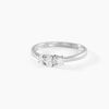 Histoire d'Or Bague Or Blanc Neely Diamants Synth&eacute;tiques