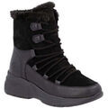 Bottes femme sur Grenoble : Bottines Remonte black casual closed ladies mid height boots