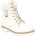 Bottes femme sur Grenoble : Bottines Remonte white casual closed ladies mid height boots