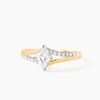 Histoire d'Or Bague Icone Or Jaune Diamant Synthetique