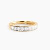 Histoire d'Or Demi-alliance Or Jaune Valentine Diamants Synthetique