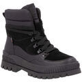 Bottines R-Evolution black casual closed ladies mid height boots