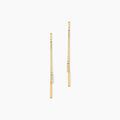 Histoire d'Or Boucles D'Oreilles Pendantes Ainhoaa Or Jaune Diamant