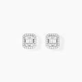 Histoire d'Or Boucles D'Oreilles Puces 1986 Or Jaune Diamants