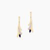 Histoire d'Or Boucles D'Oreilles Pendantes Usha Or Jaune Saphir