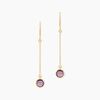 Histoire d'Or Boucles D'oreilles Pendantes Arenale Or Jaune Amethyste
