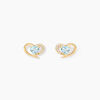 Histoire d'Or Boucles D'Oreilles Puces Creighton Or Jaune Topaze Oxyde De Zirconium