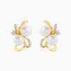 Histoire d'Or Boucles D'oreilles Puces Wandula Or Jaune Perle De Culture Oxyde