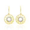 Histoire d'Or Boucles D'oreilles Pendantes Thallya Or Jaune Oxyde De Zirconium