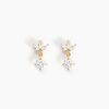 Histoire d'Or Boucles D'oreilles Pendantes Lavra Or Jaune Oxyde De Zirconium