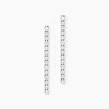 Histoire d'Or Boucles D'Oreilles Pendantes Ercole Or Blanc Oxyde De Zirconium