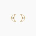 Histoire d'Or Boucles D'Oreilles Puces Brent Or Jaune Oxyde De Zirconium