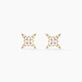 Histoire d'Or Boucles D'Oreilles Puces Ishmerai Or Jaune Oxyde De Zirconium