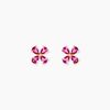 Histoire d'Or Boucles D'Oreilles Puces Fingall Or Jaune Oxyde De Zirconium