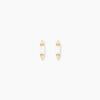 Histoire d'Or Boucles D'Oreilles Puces Fido Or Jaune Oxyde De Zirconium