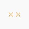 Histoire d'Or Boucles D'Oreilles Puces Deodan Or Jaune Oxyde De Zirconium