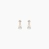 Histoire d'Or Boucles D'Oreilles Pendantes Couronne Or Jaune Oxyde De Zirconium