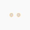 Histoire d'Or Boucles D'Oreilles Puces Lucky Gems Or Jaune Nacre