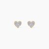 Histoire d'Or Boucles D'oreilles Puces Marta Or Jaune