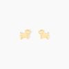 Histoire d'Or Boucles D'oreilles Puces Lassi Or Jaune